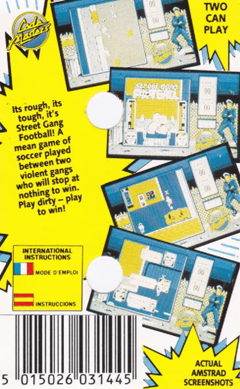Street Gang Football box back