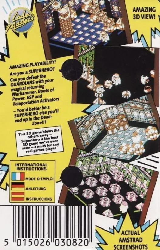 Super Hero box back