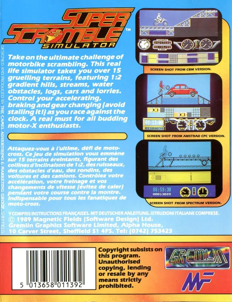 Super Scramble Simulator box back