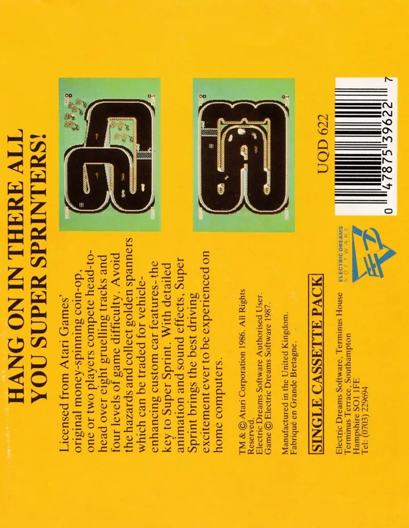 Super Sprint box back