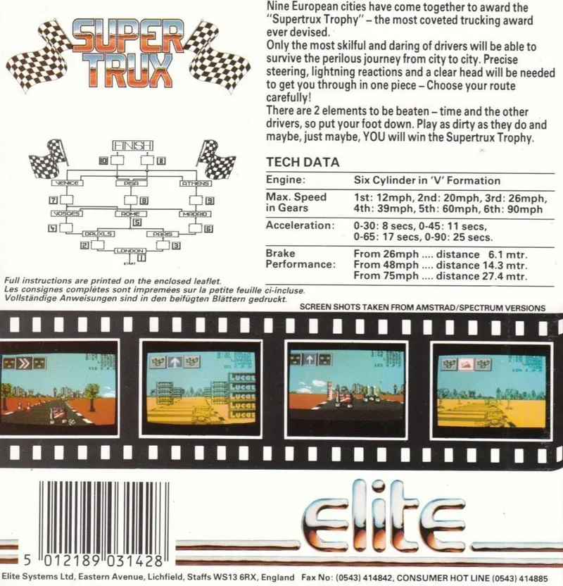 Super Trux box back