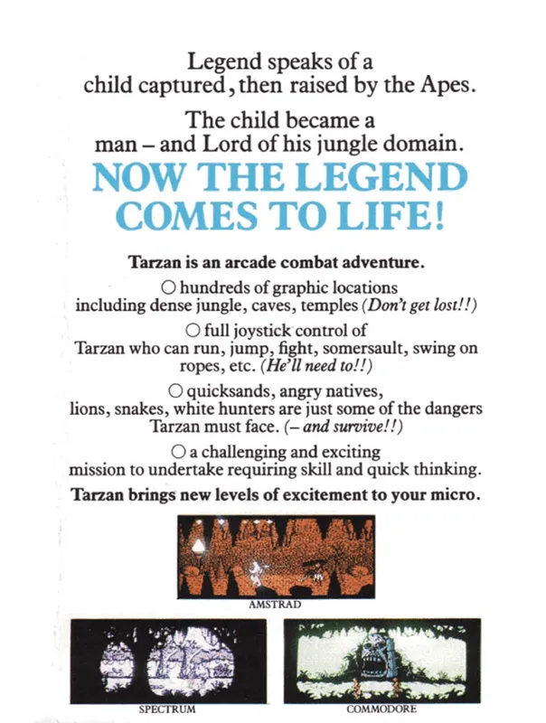 Tarzan box back