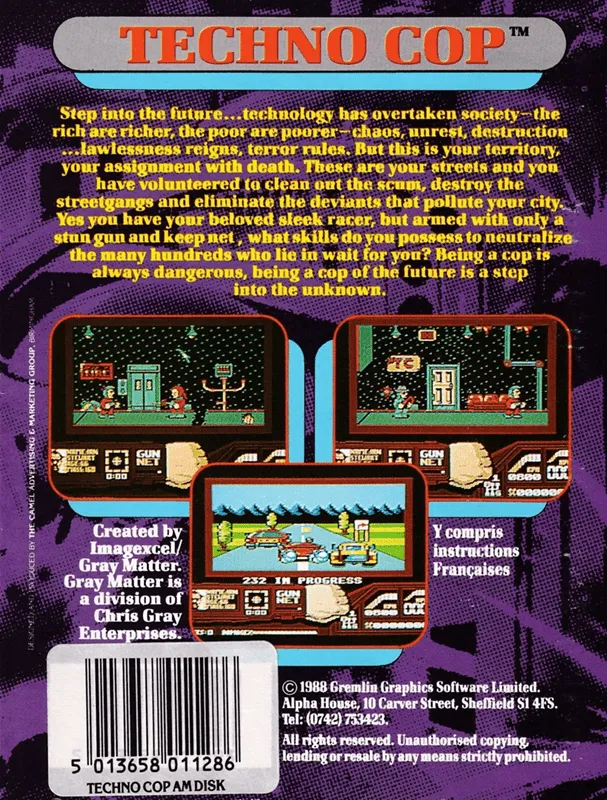 Techno-Cop box back