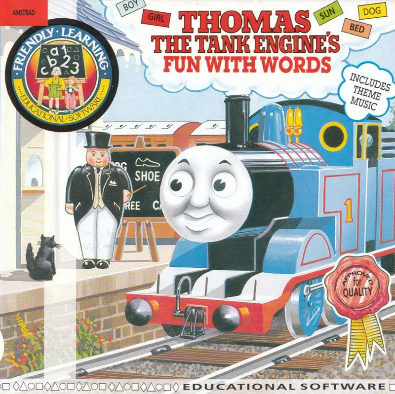 Thomas The Tank Engine's Fun With Words box art
