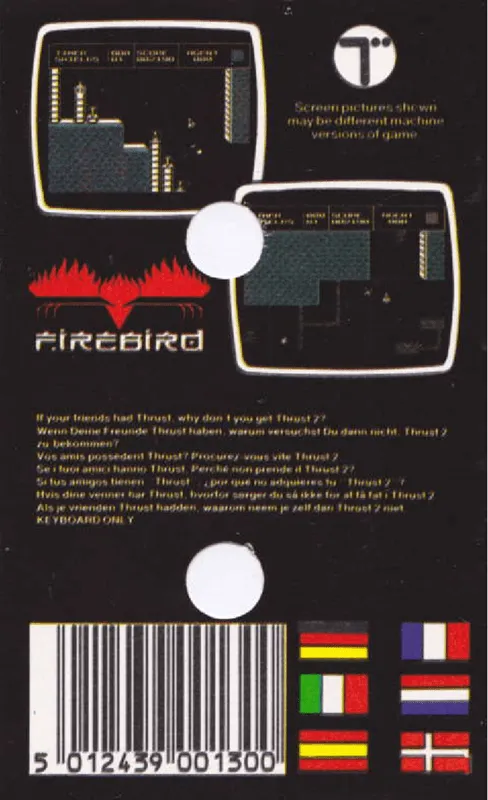 Thrust II box back
