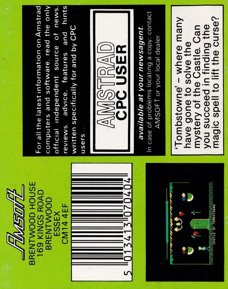 Tombstowne box back