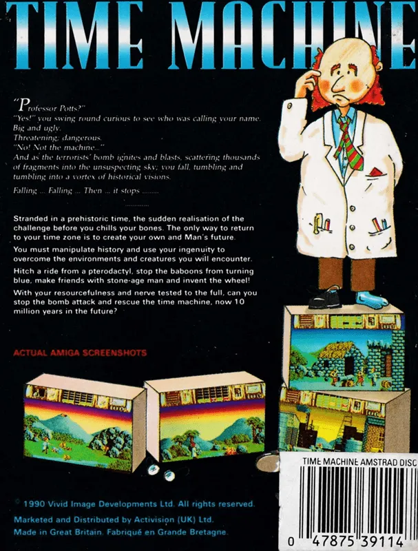 Time Machine box back
