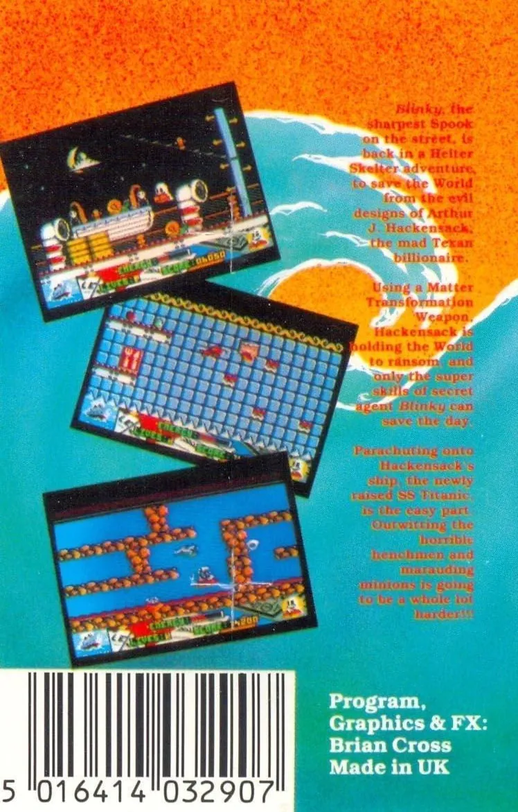 Titanic Blinky box back