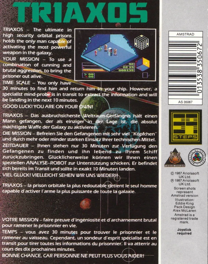 Triaxos box back
