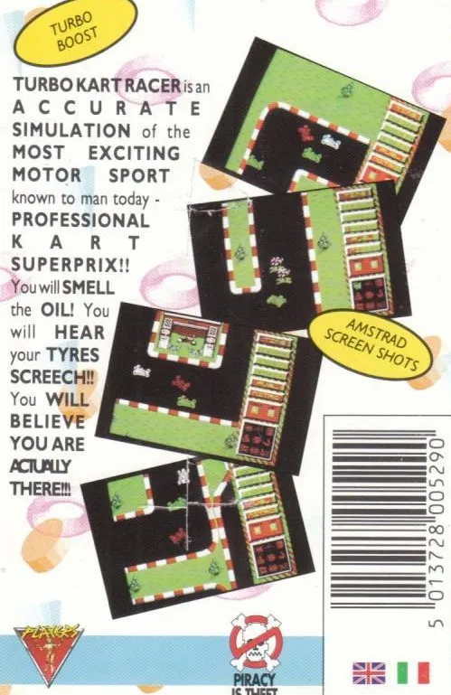 Turbo Kart Racer box back