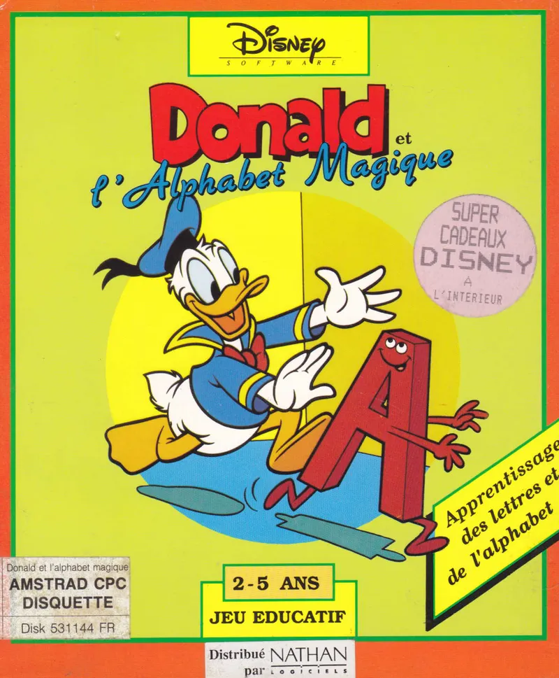 Donald's Alphabet Chase box art