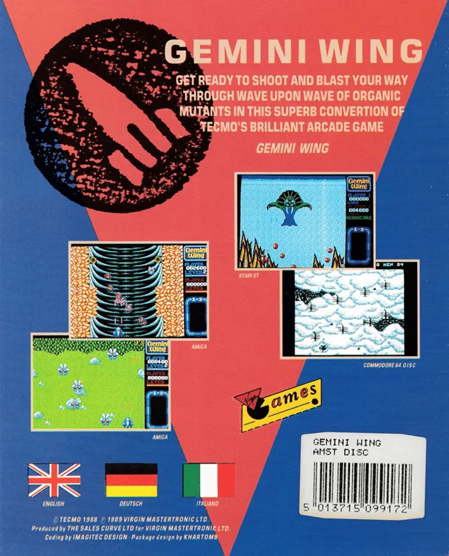 Gemini Wing box back
