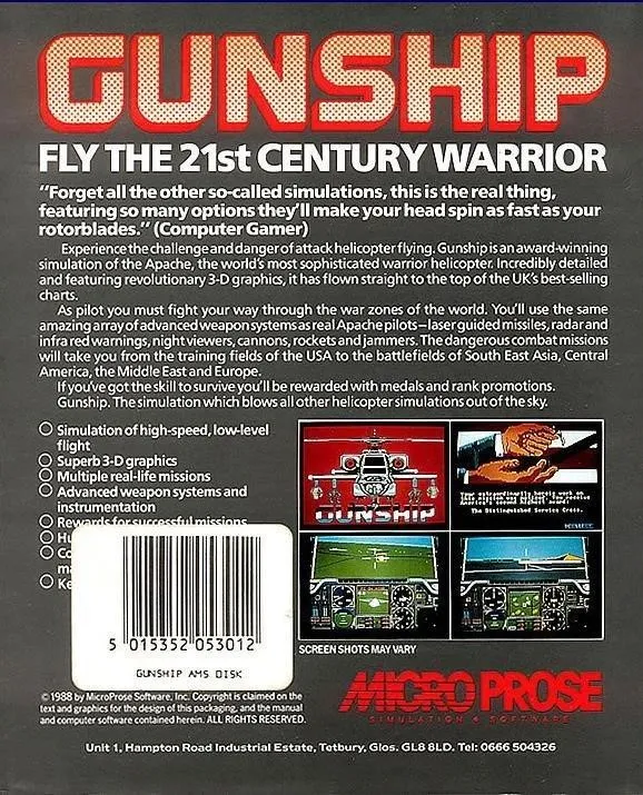 Gunship box back