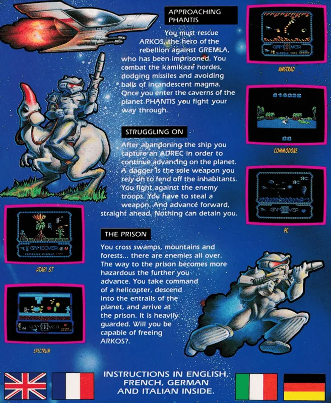 Game Over II box back