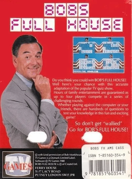 Bob's Full House box back
