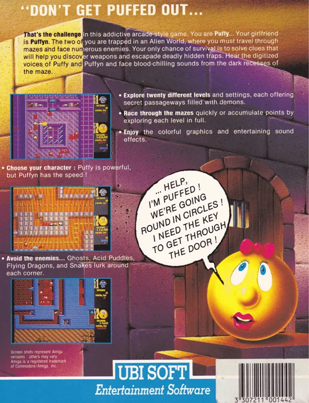 Puffy's Saga box back