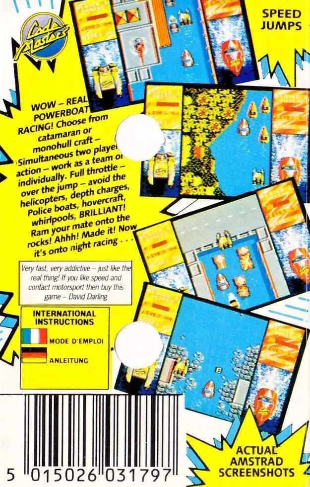 Pro Powerboat Simulator box back