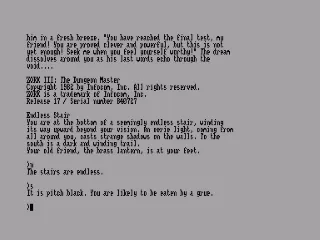 Zork III: The Dungeon Master screenshot