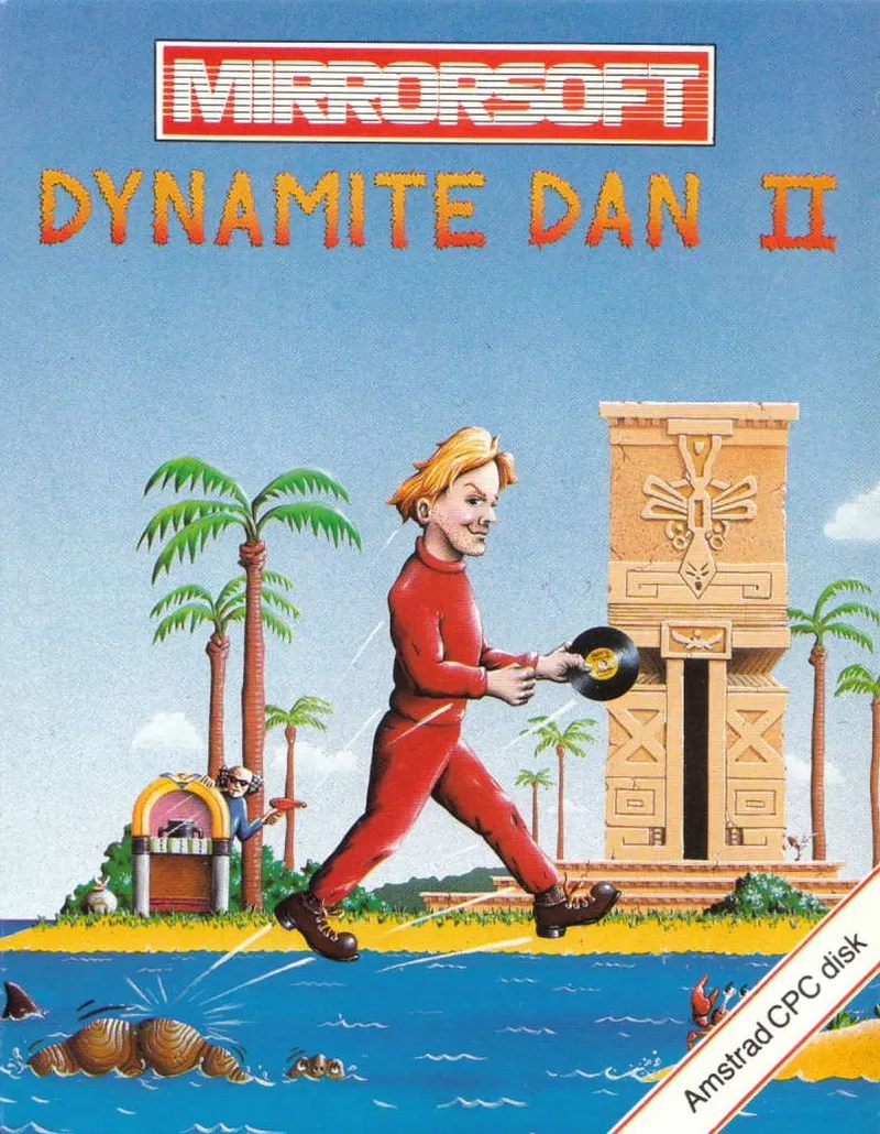 Dynamite Dan II: Dr. Blitzen and the Islands of Arcanum cover art for Amstrad CPC