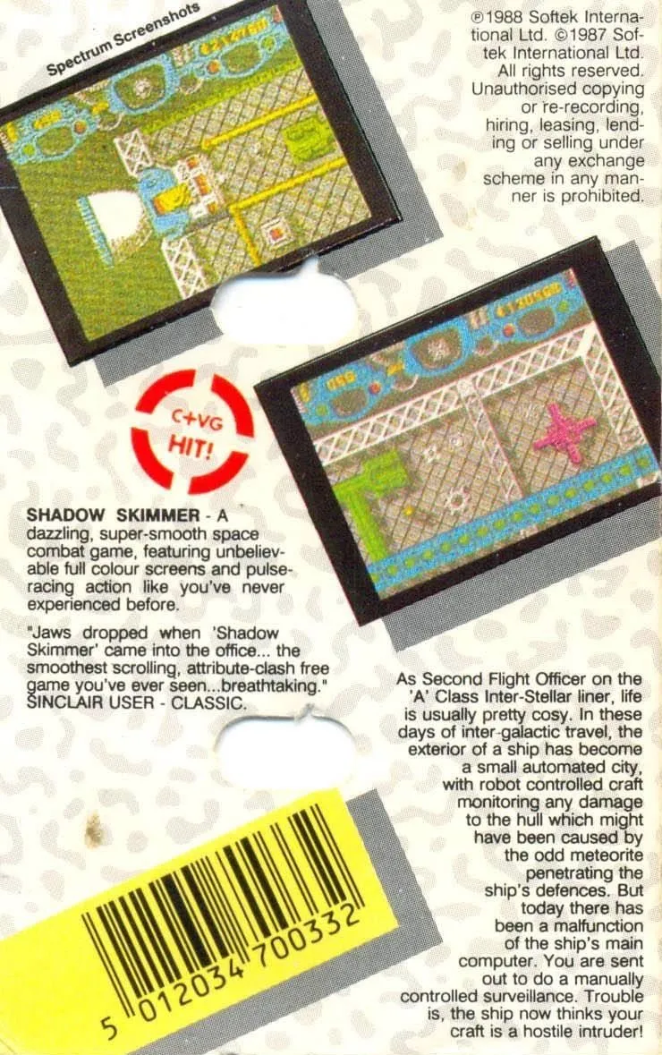 Shadow Skimmer box back
