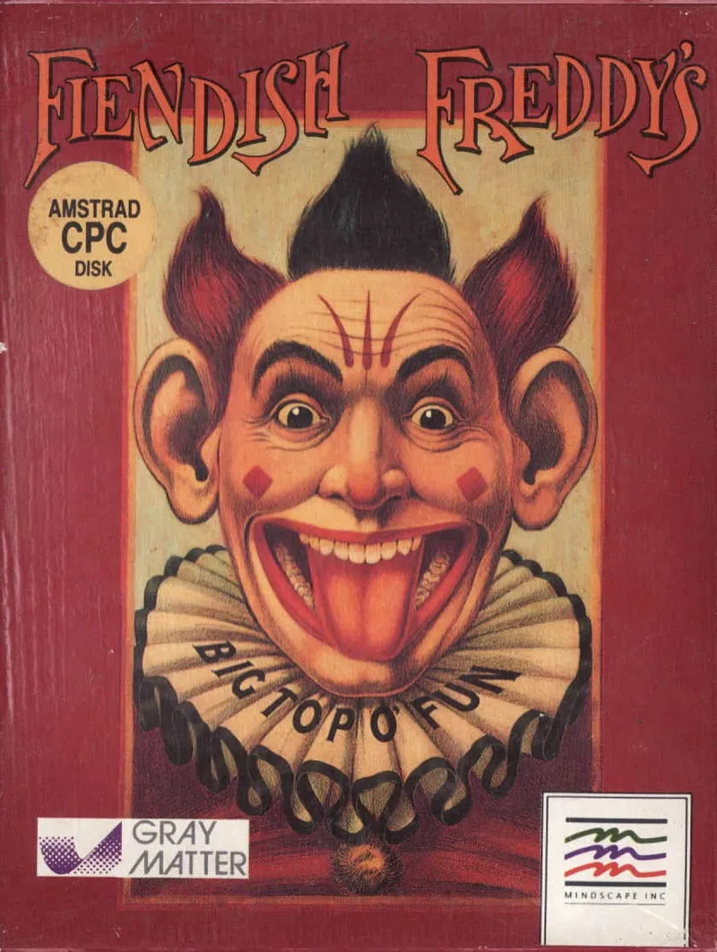 Fiendish Freddy's Big Top O' Fun box art