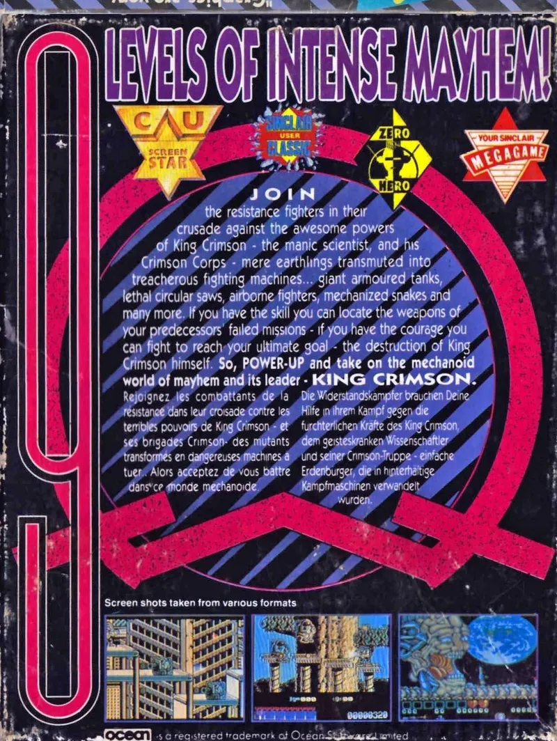 Midnight Resistance box back