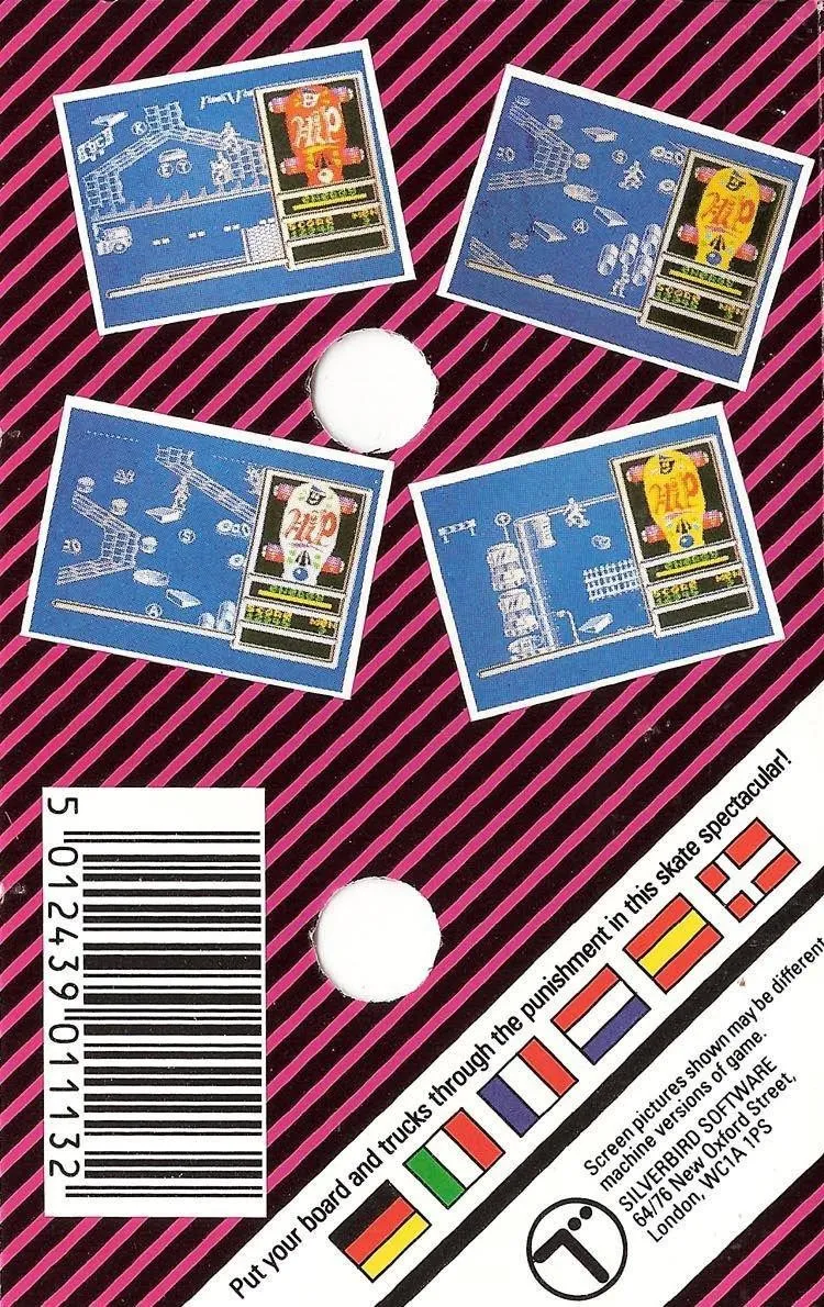 Skateboard Kidz box back