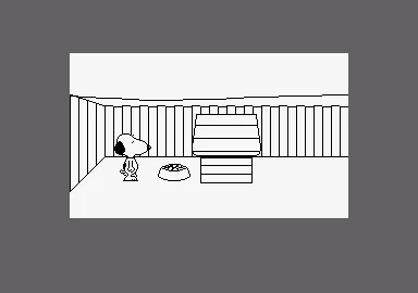 Backdrop artwork for Snoopy and Peanuts