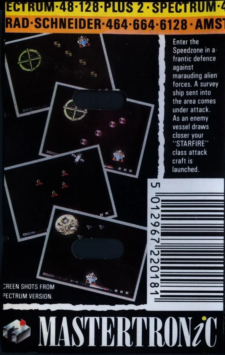 Speed Zone box back