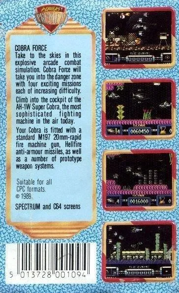 Cobra Force box back