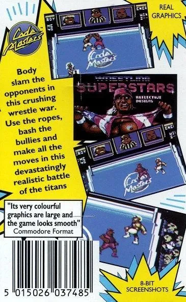 Wrestling Superstars box back