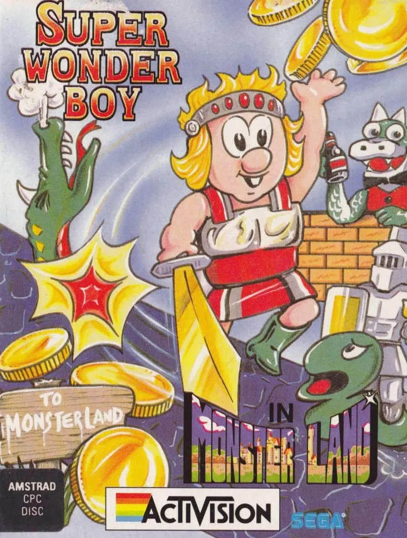 Super Wonder Boy in Monster Land box art
