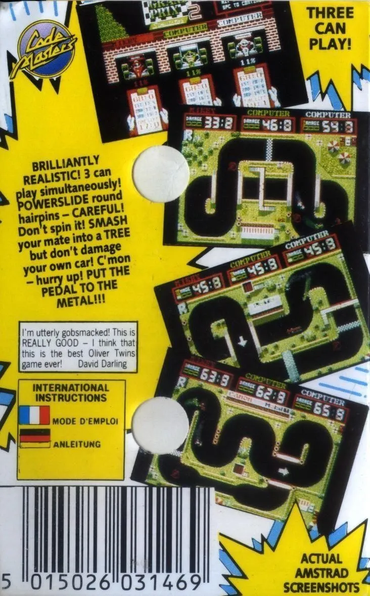 Grand Prix Simulator 2 box back