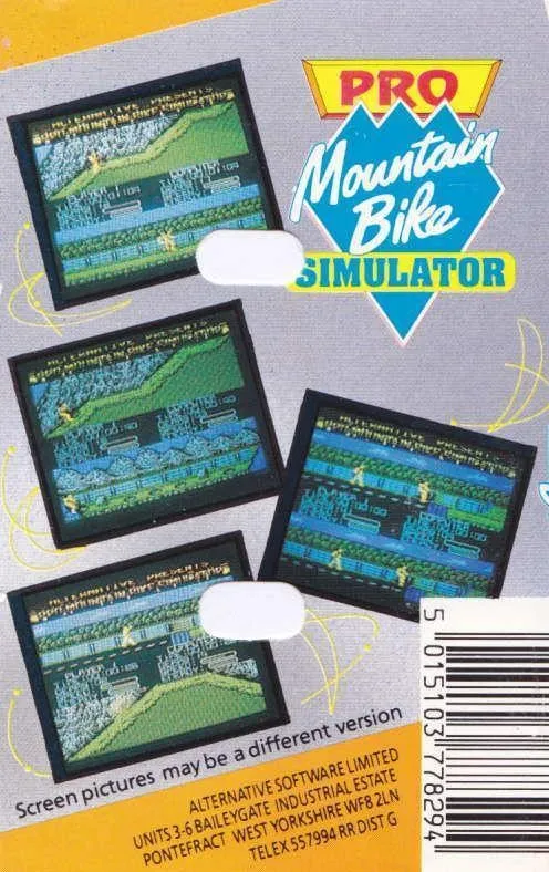 Pro Mountain Bike Simulator box back
