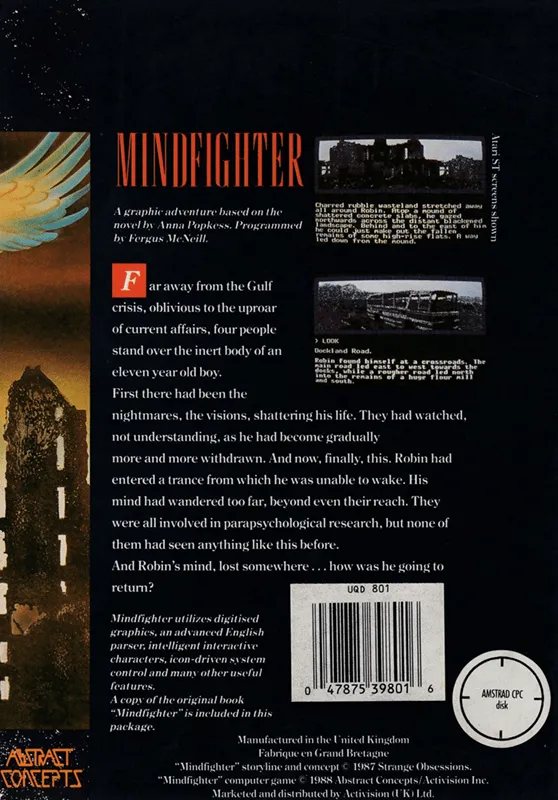 Mindfighter box back