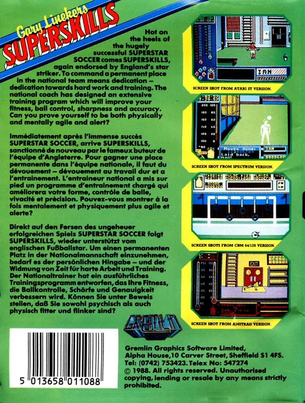 Gary Lineker's Super Skills box back