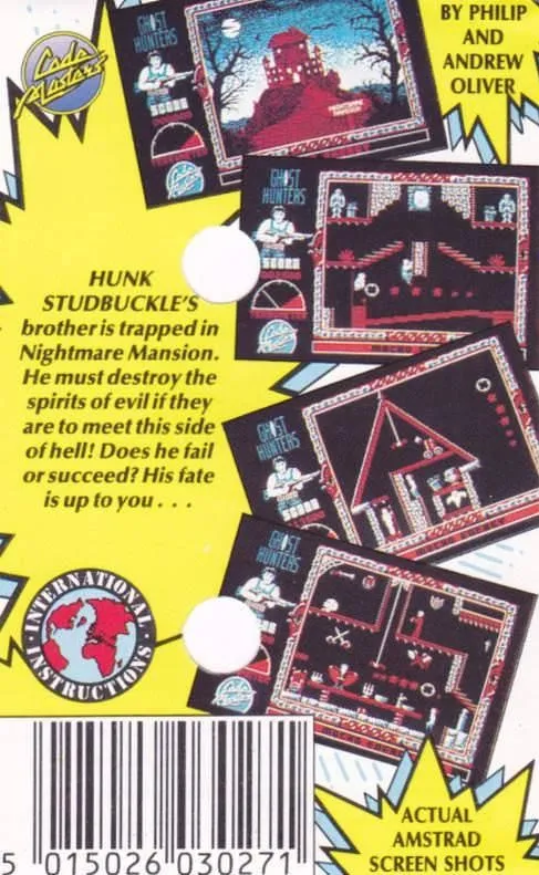 Ghost Hunters box back