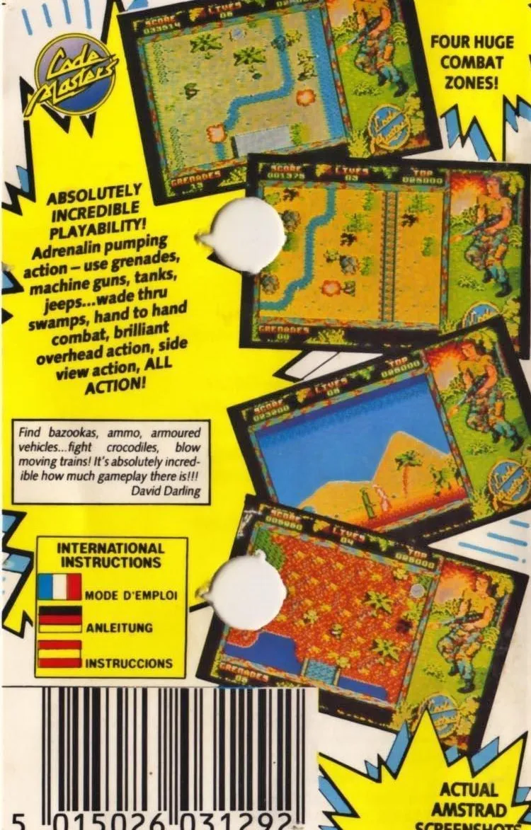 SAS Combat Simulator box back