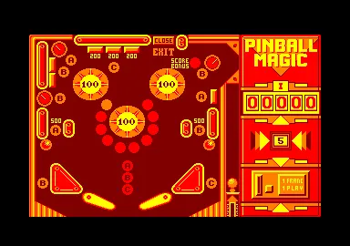 Backdrop artwork for Pinball Magic