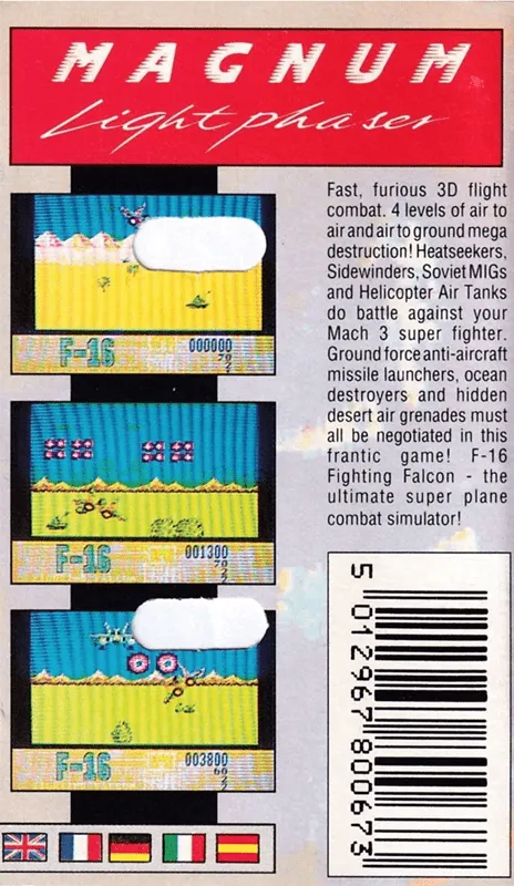F-16 Fighting Falcon box back
