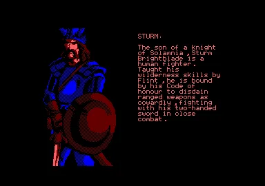 Heroes of the Lance screenshot