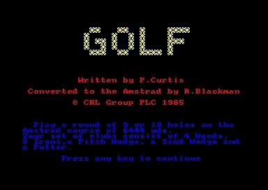Handicap Golf screenshot