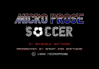 Microprose Soccer screenshot