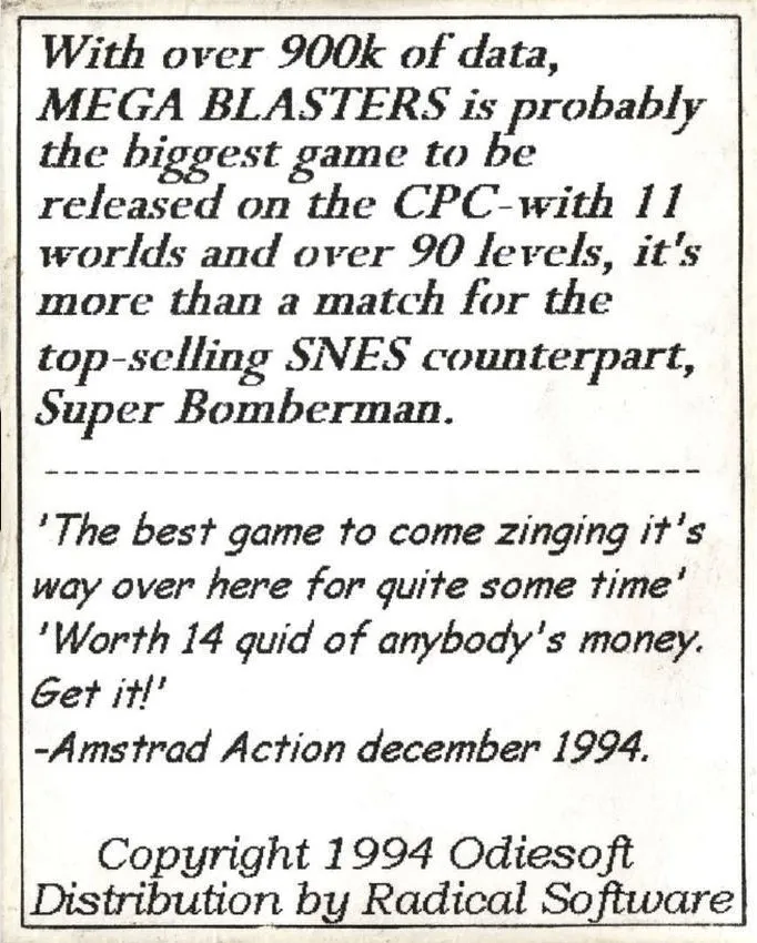 MegaBlasters box back