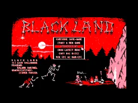 Black Land box art