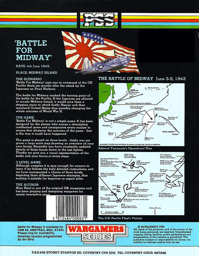 Battle for Midway box back