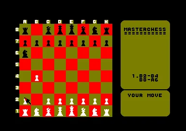 Backdrop artwork for Master Chess (Mastertronic)