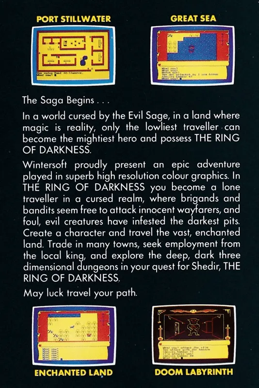 The Ring of Darkness box back