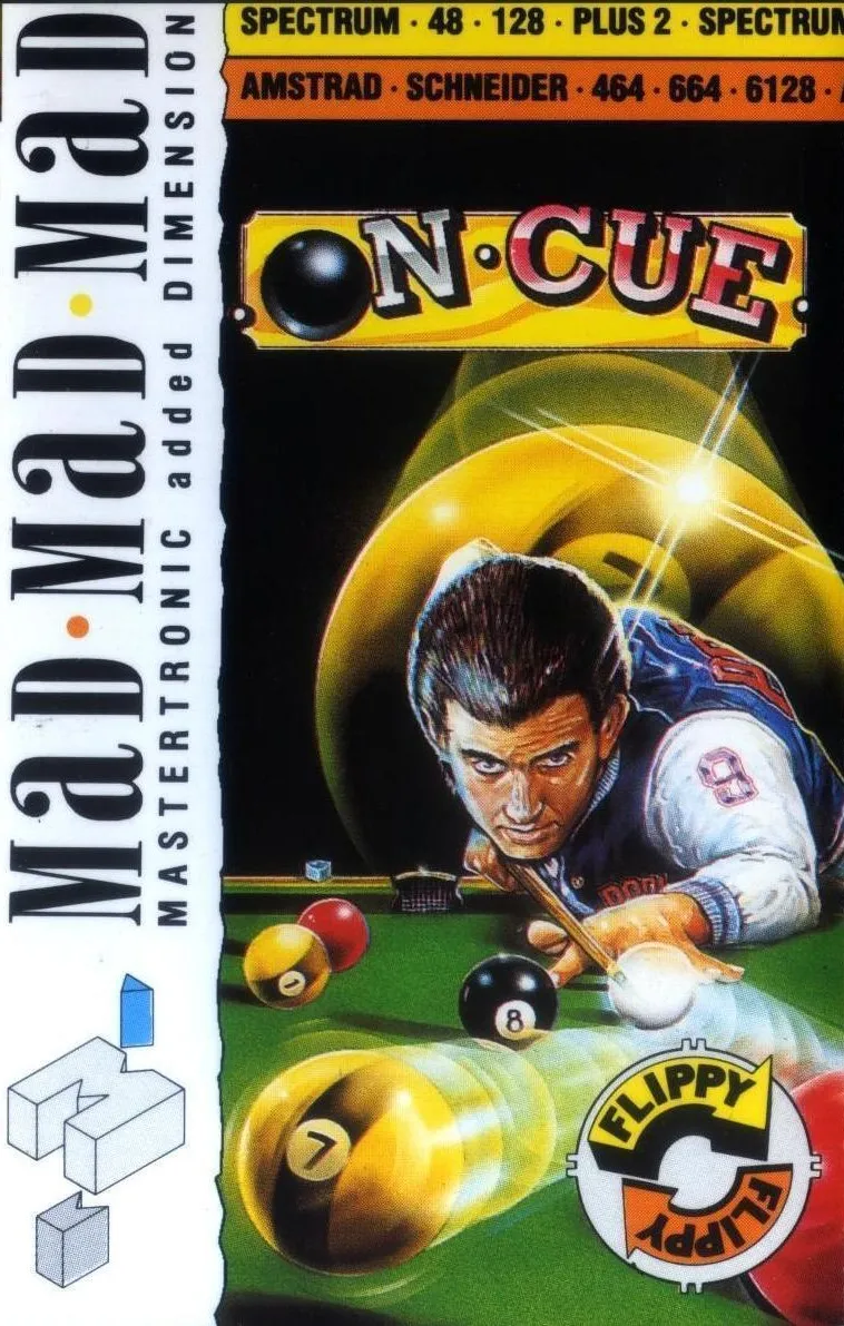 On Cue box art