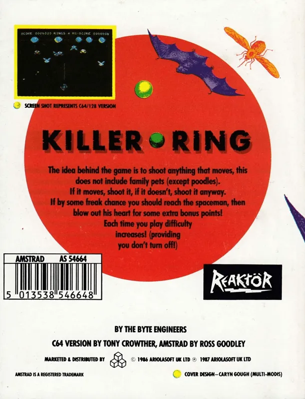 Killer Ring box back